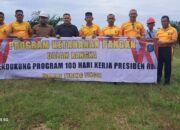 Dukung Ketapang, Polres Tebing Tinggi Tinjau Lahan di Kebun Sibulan