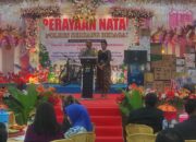 Polres Sergai Rayakan Natal dengan Semangat Pelayanan