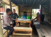 Bhabinkamtibmas Polsek Tebing Tinggi Sampaikan Pesan Kamtibmas di Desa Jambu