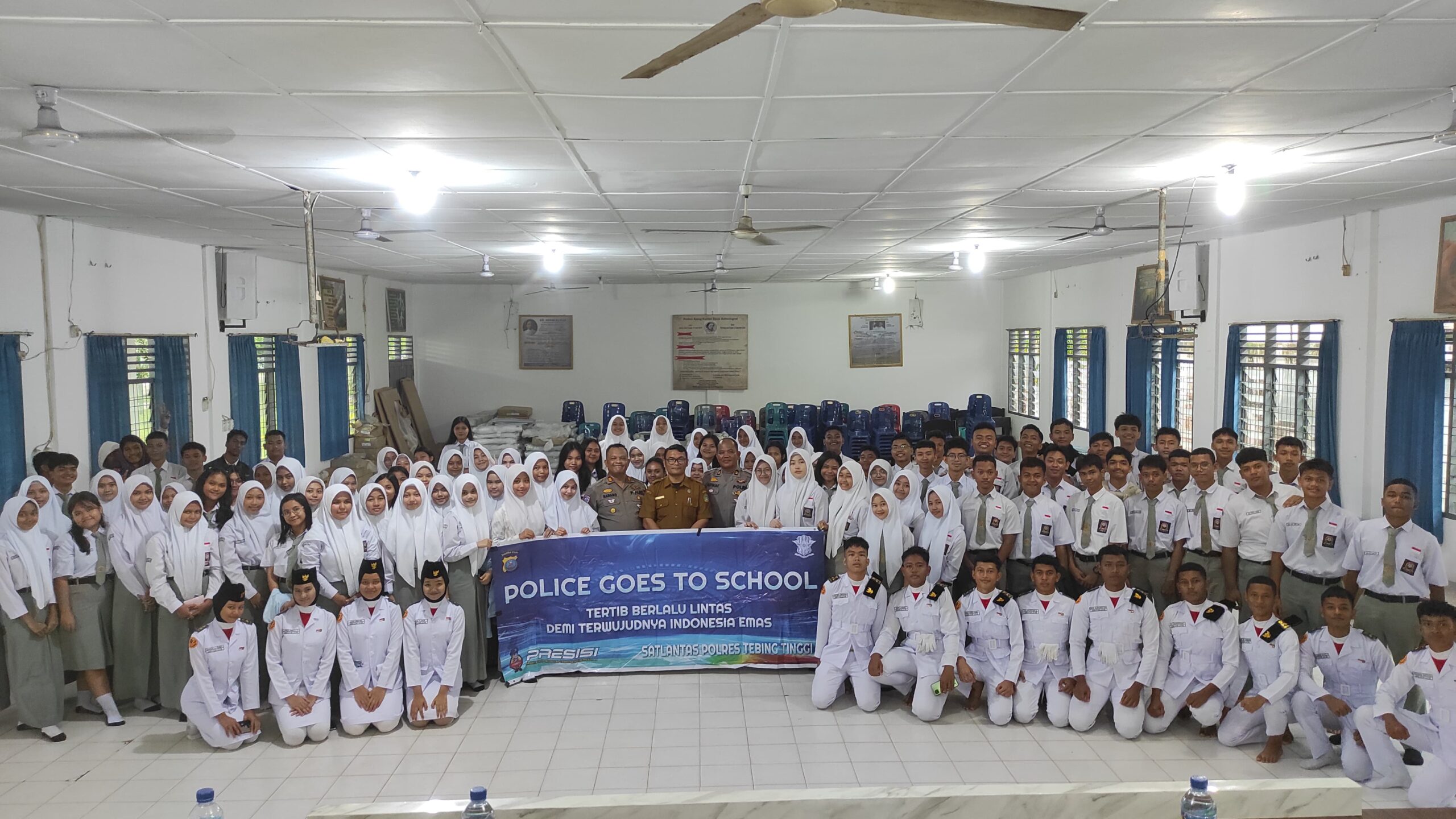 Police Goes to School dan Penling di Gelar Sat Lantas Polres Tebing Tinggi
