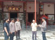 Memasuki Imlek 2576, Polres Tebing Tinggi Sambang dan Berikan Himbauan di Vihara