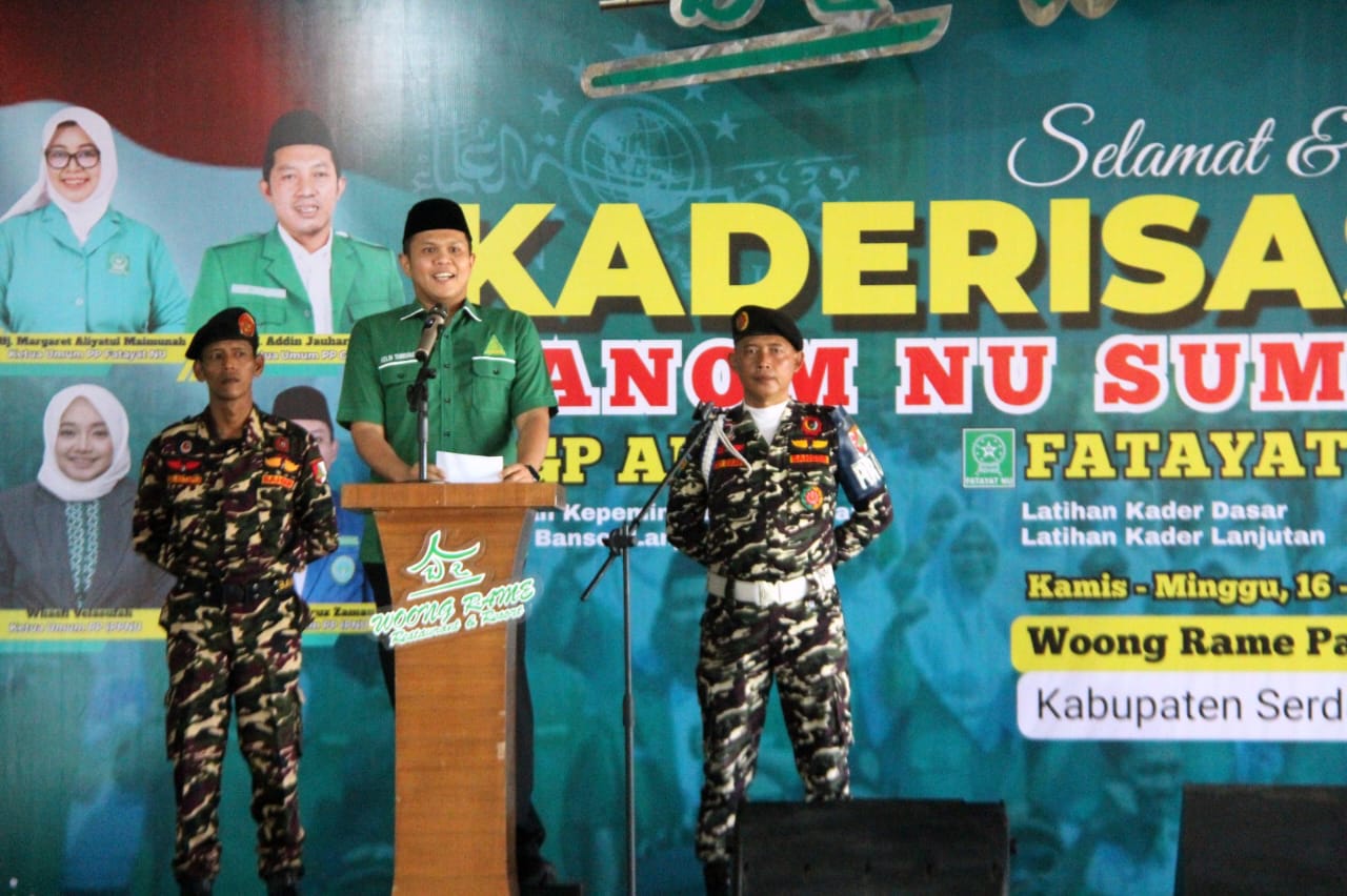 Kaderisasi BANOM NU Sumut Bentuk Kader Unggul, Wabup Sergai Apresiasi