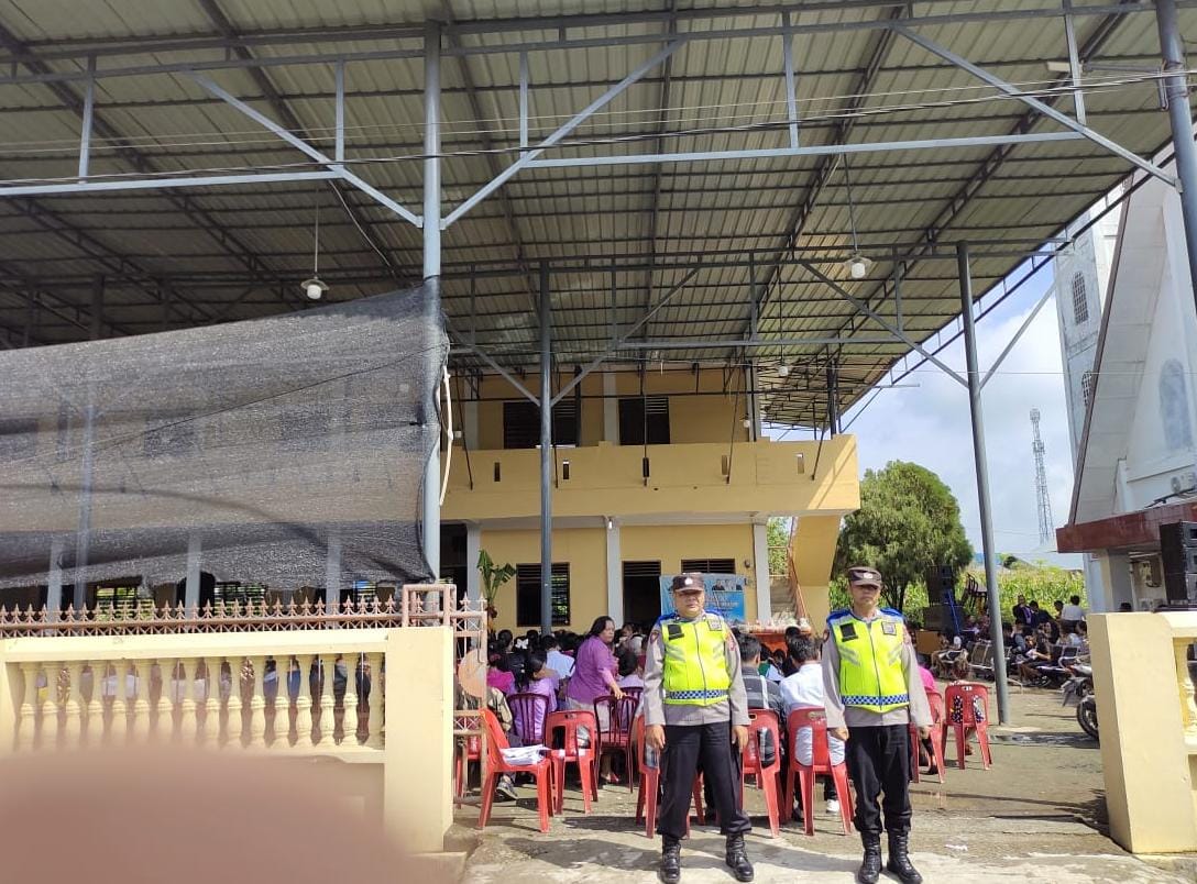 Ibadah Minggu Beberapa Gereja Dalam Pengamanan Polres Tebing Tinggi