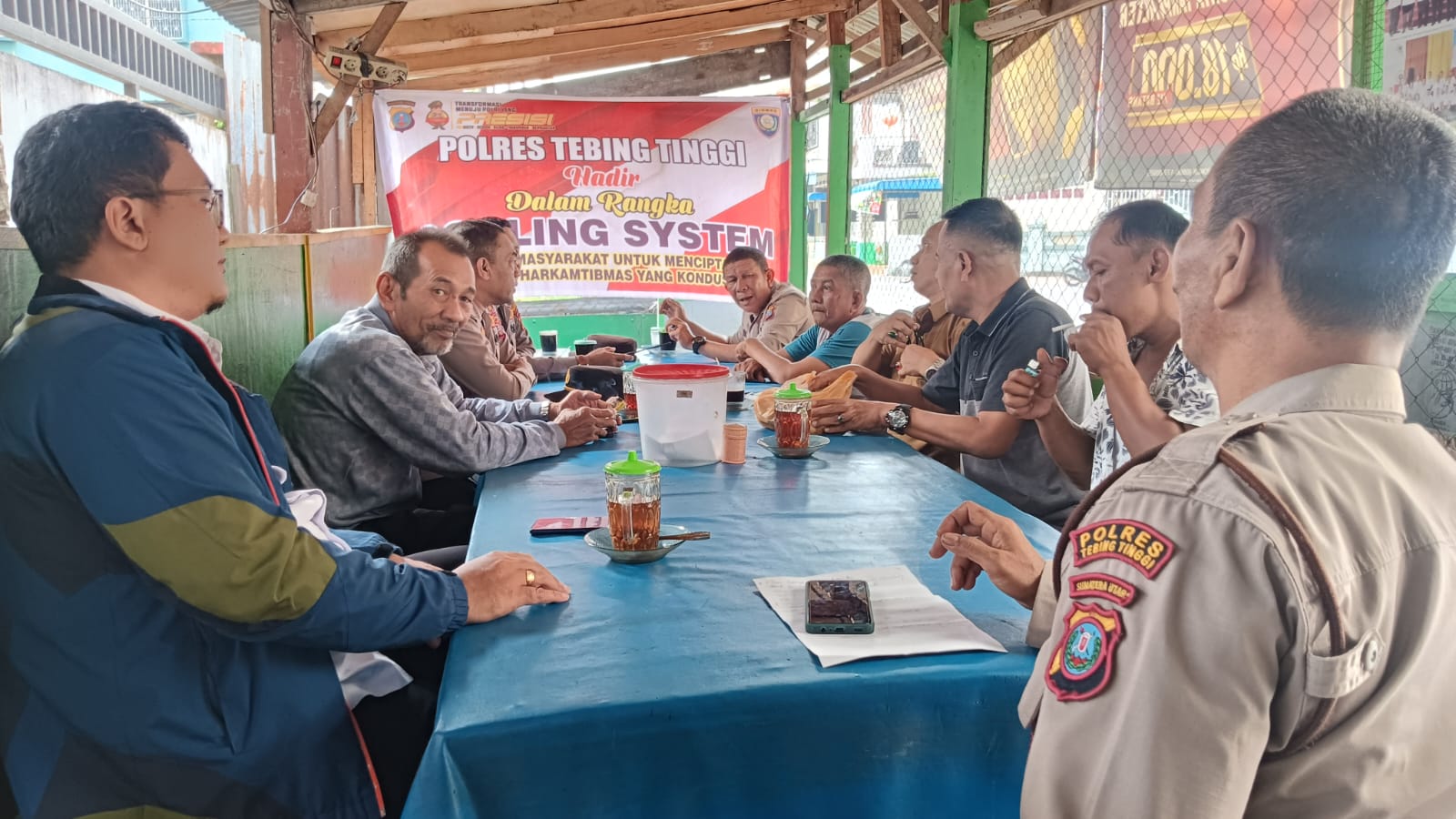 Polres Tebing Tinggi Cooling System, Ciptakan Kamtibmas Yang Kondusif di Masyarakat