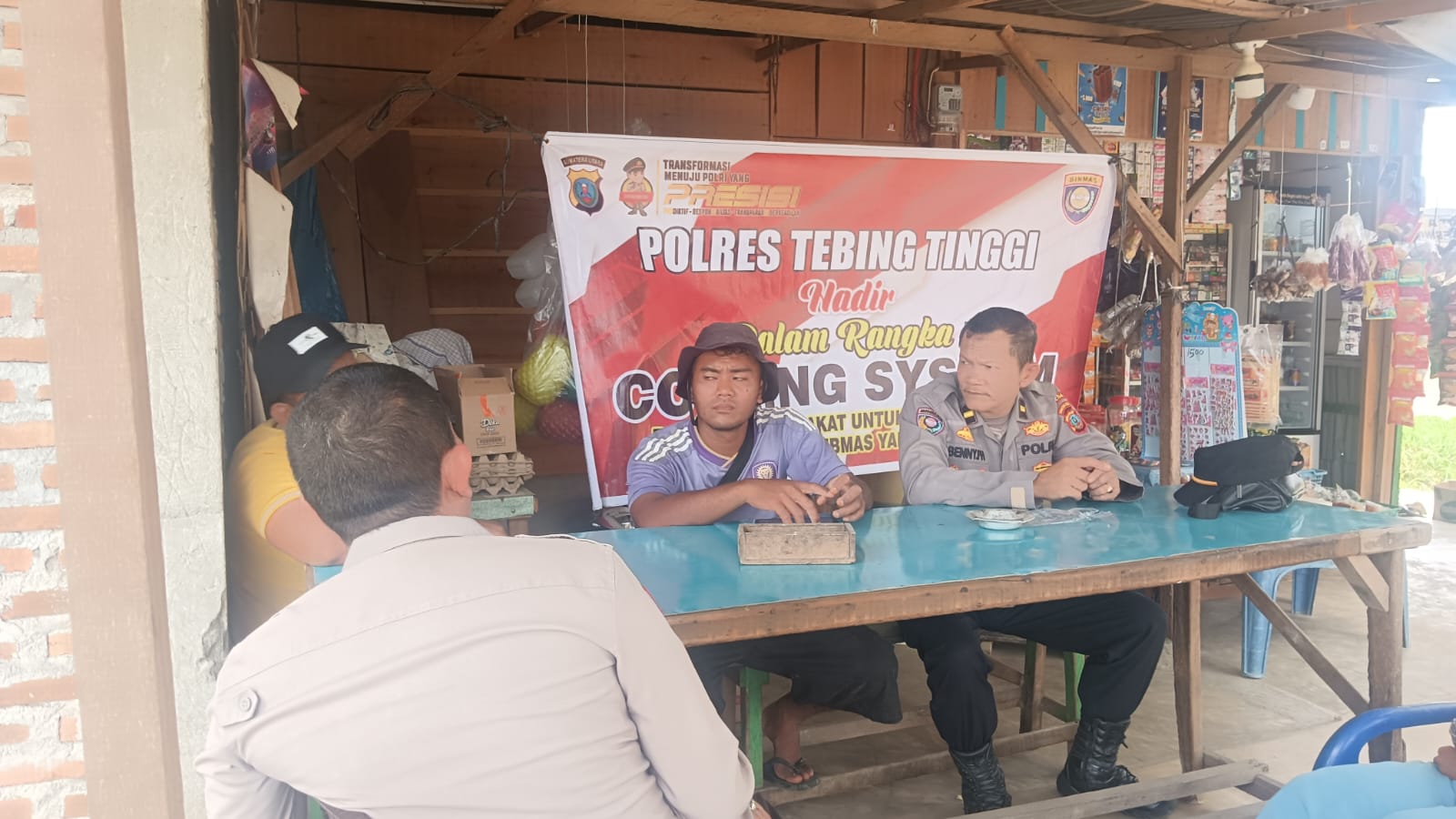 Ciptakan Kamtibmas Kondusif, Polres Tebing Tinggi Cooling System Dengan Masyarakat