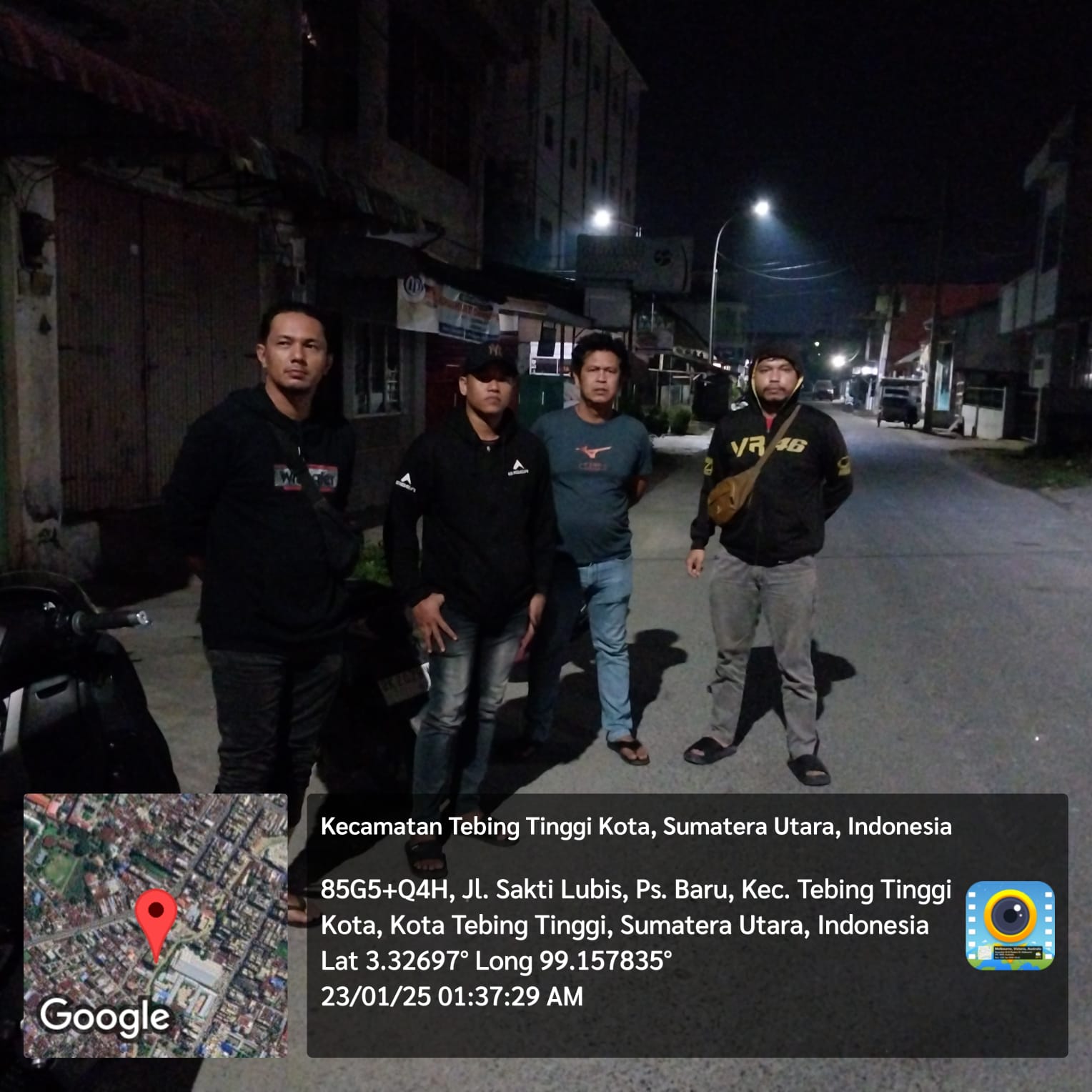 Cegah Gangguan Kamtibmas, Polres Tebing Tinggi Adakan Patroli Malam