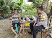 Polsek Padang Hilir Ajak Warga Manfaatkan Pekarangan untuk Ketahanan Pangan