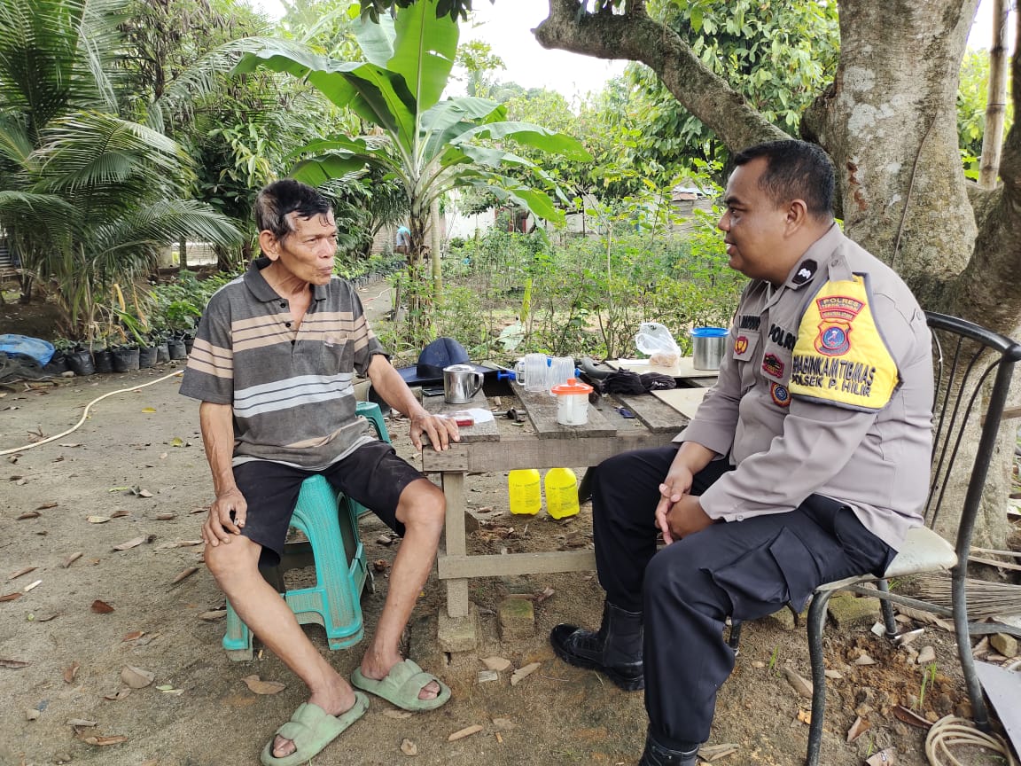 Polsek Padang Hilir Ajak Warga Manfaatkan Pekarangan untuk Ketahanan Pangan