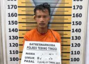 Pengedar Sabu Diringkus Sat Resnarkoba Polres Tebing Tinggi di Jalan Badak