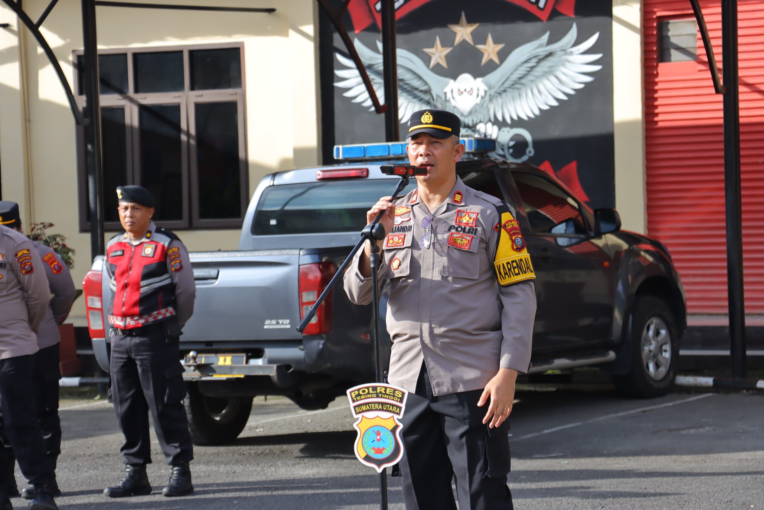 Apel Kesiapan Digelar Polres Tebing Tinggi Guna Pastikan Keamanan Perayaan Imlek