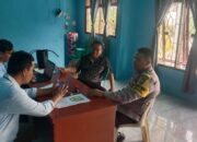 Polsek Tebing Tinggi Sambang dan Sosialisasi Kamtibmas di Desa Mariah Padang