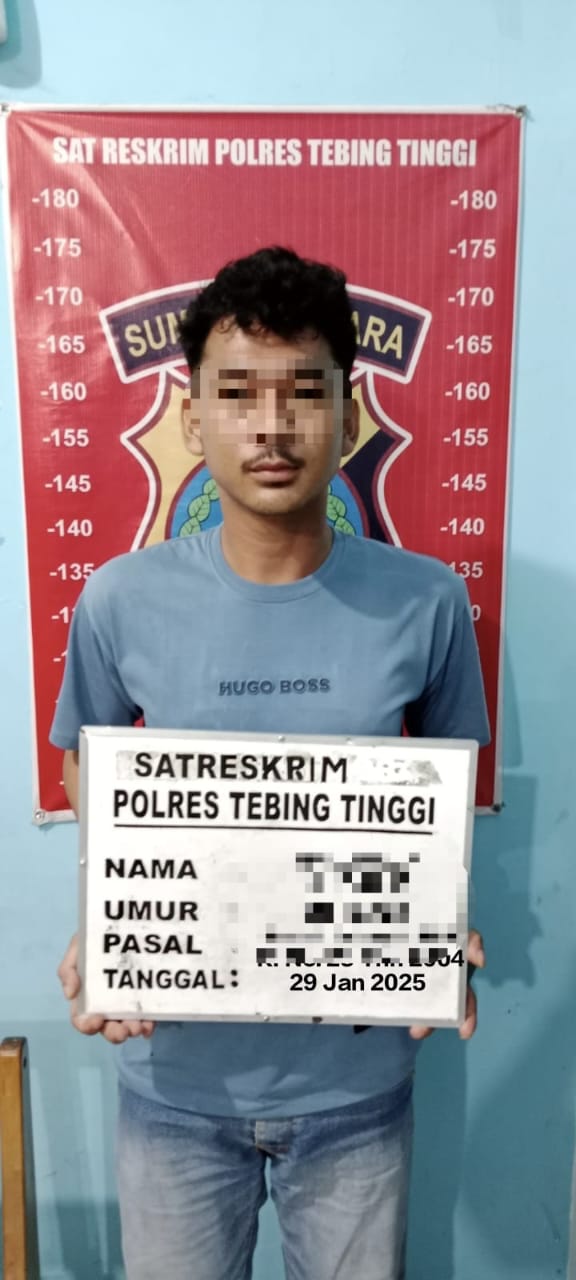 Pria Pelaku KDRT Diamankan Polres Tebing Tinggi