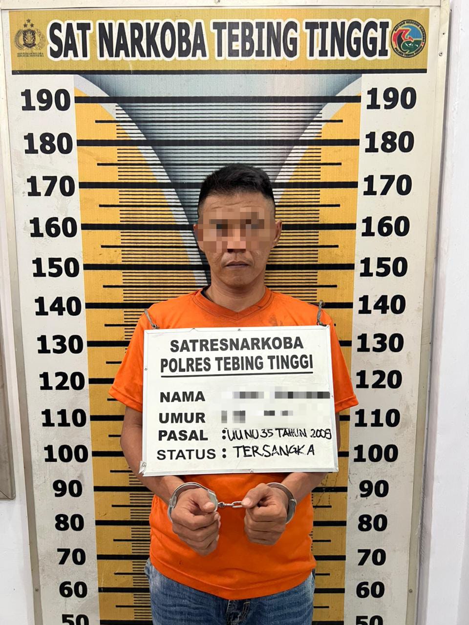 Pria Ini Berulah Lagi, Satres Narkoba Polres Tebing Tinggi Kembali Meringkusnya di Jalan Rao