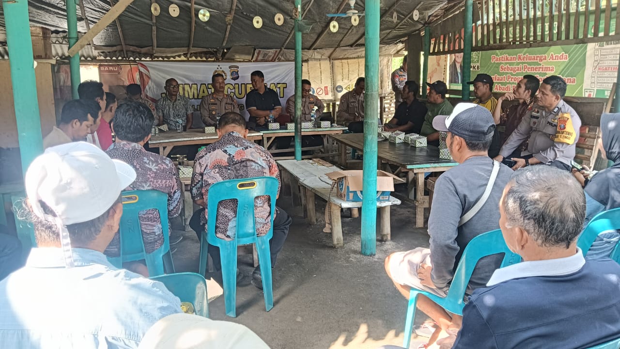 Desa Nakes Dikunjungi Polres Tebing Tinggi Dalam Giat Jumat Curhat