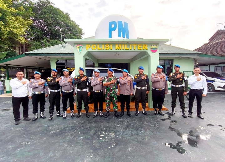 Sipropam Polres Tebing Tinggi Jalin Erat Sinergitas Dengan Subdenpom I/1-1 TT