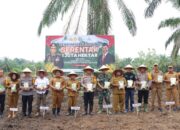 Kapolres Tebing Tinggi Hadiri Launching Penanaman Jagung Serentak 1 Juta Hektar