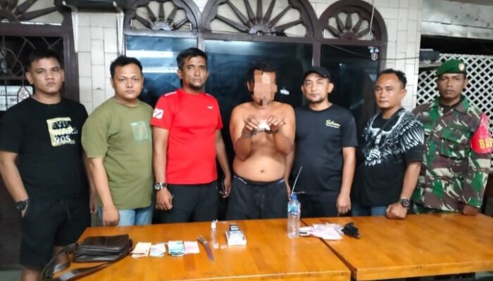 Intel Kodim 0204/DS Tangkap Pengedar Sabu di Sergai