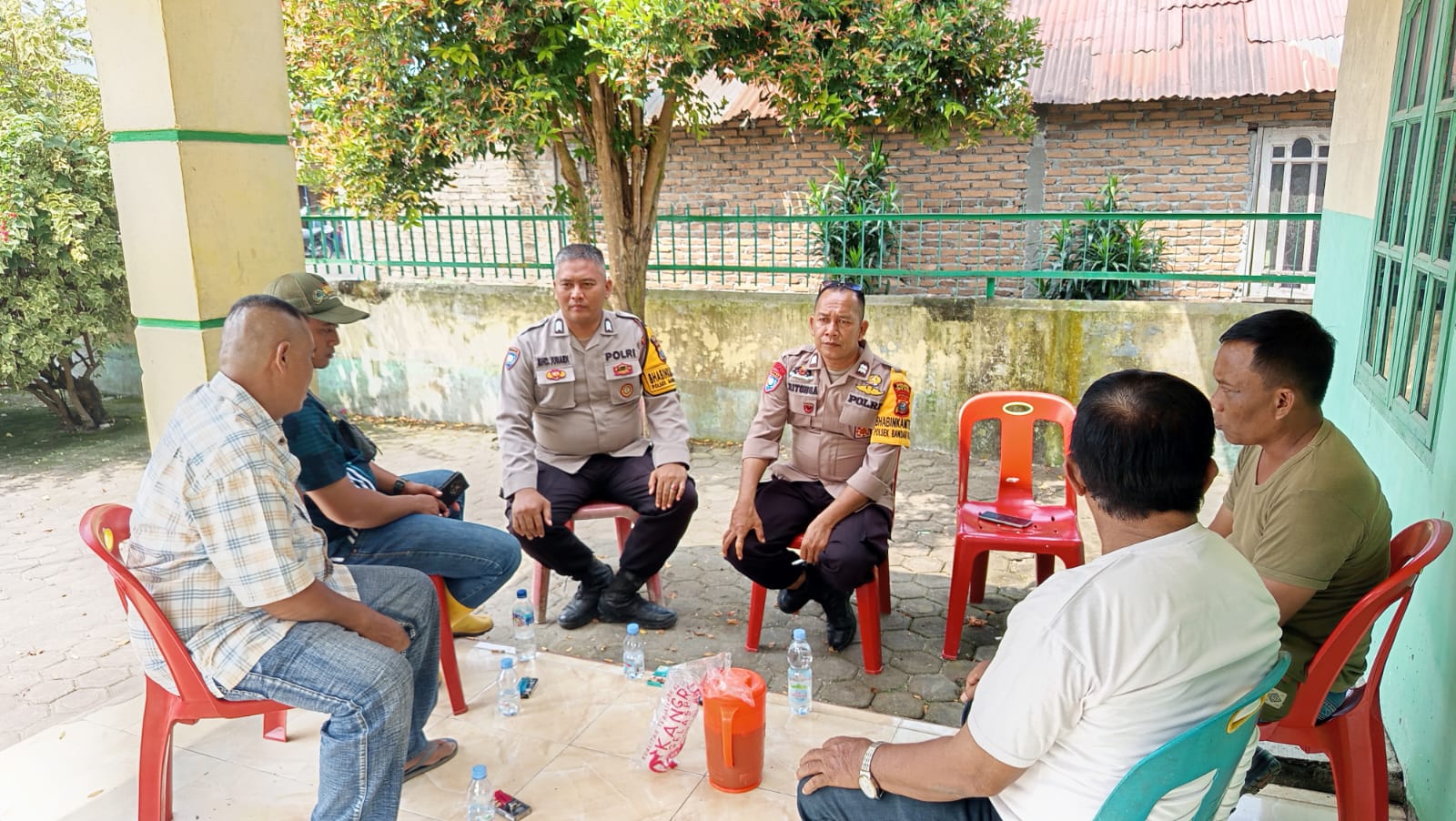 Polsek Bandar Sambangi Warga Bandar Khalifah Himbau Jauhi Narkoba