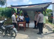 Sat Binmas Polres Tebing Tinggi Periksa Pos Satkamling di Bagelen