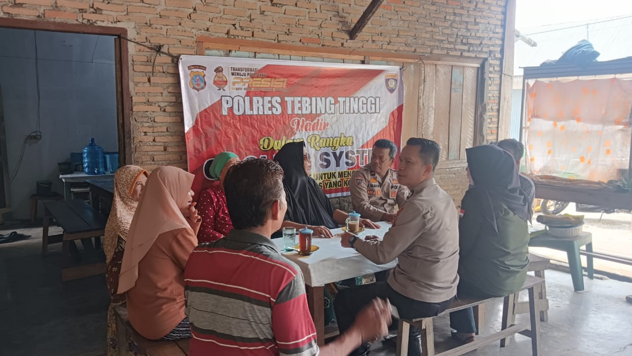Polres Tebing Tinggi Cooling System di Jalan Simalungun