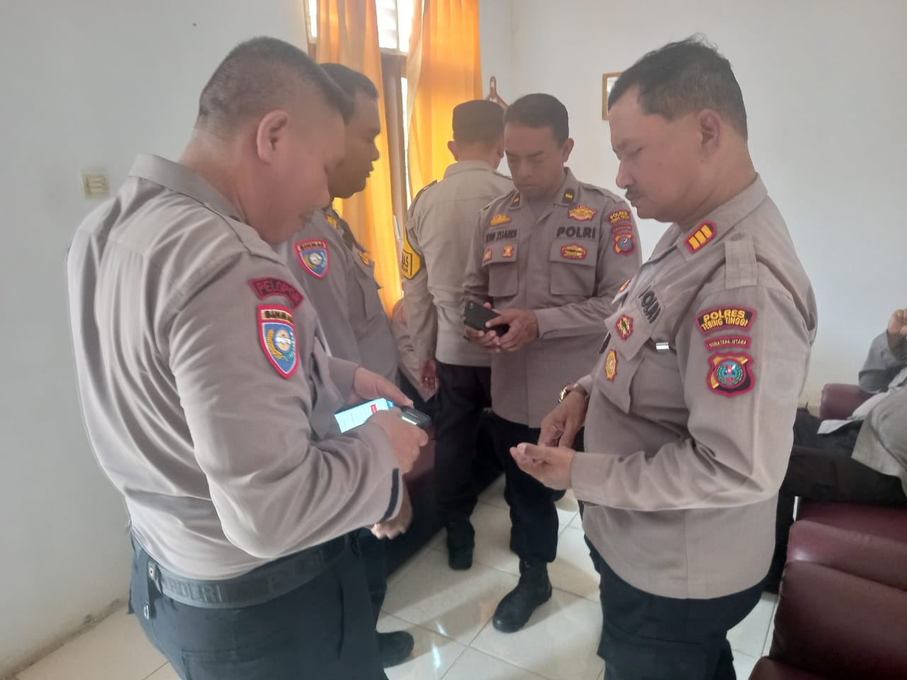 Polres Tebing Tinggi Lakukan Supervisi dan Pengecekan Bhabinkamtibmas Polsek Rambutan