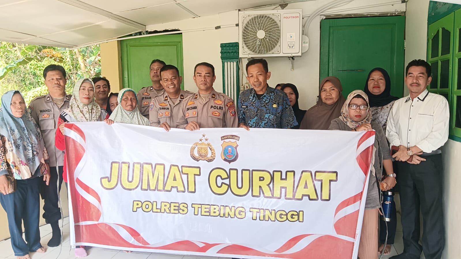 Polres Tebing Tinggi Dengarkan Keluhan Warga Saat Jumat Curhat