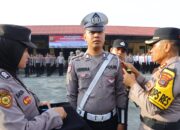 Kapolres Tebing Tinggi Pimpin Apel Ops Keselamatan Toba 2025