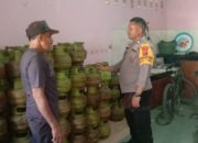 Polsek Tebing Tinggi Monitoring ke Pangkalan Gas Elpiji 3 Kg