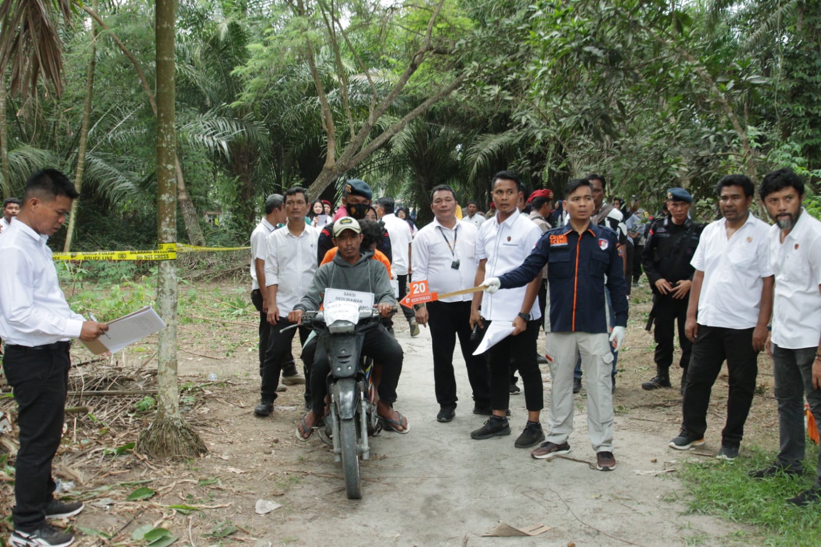 Polres Sergai Gelar Rekonstruksi Kasus Pembunuhan Siswi SMP dalam Karung