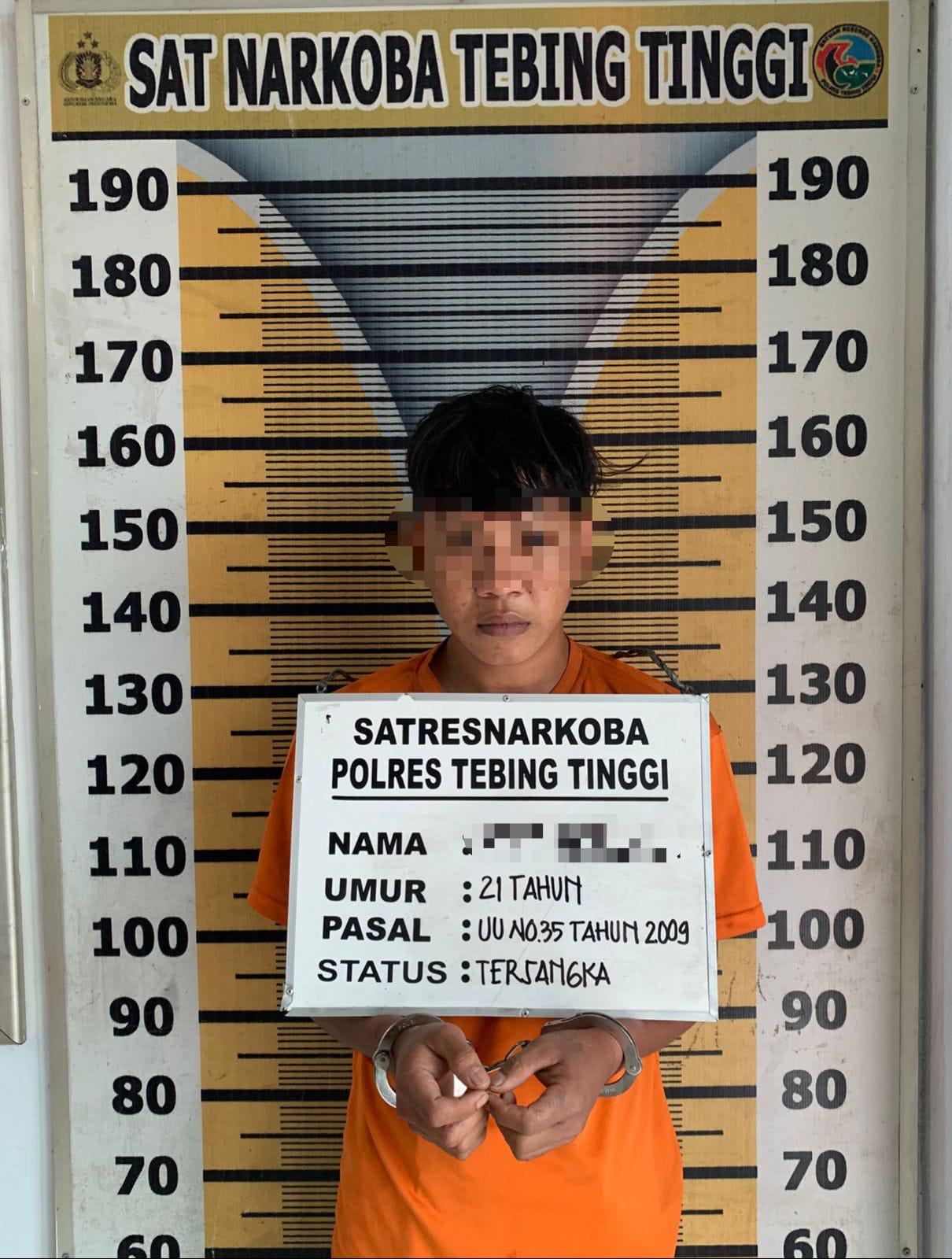 Pemilik Sabu Ini Diringkus Polres Tebing Tinggi di Desa Binjai, BB 1,94 Gram Disita