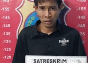 Pria Ini Diciduk Sat Reskrim Polres Tebing Tinggi Usai Bobol Toko Pakaian