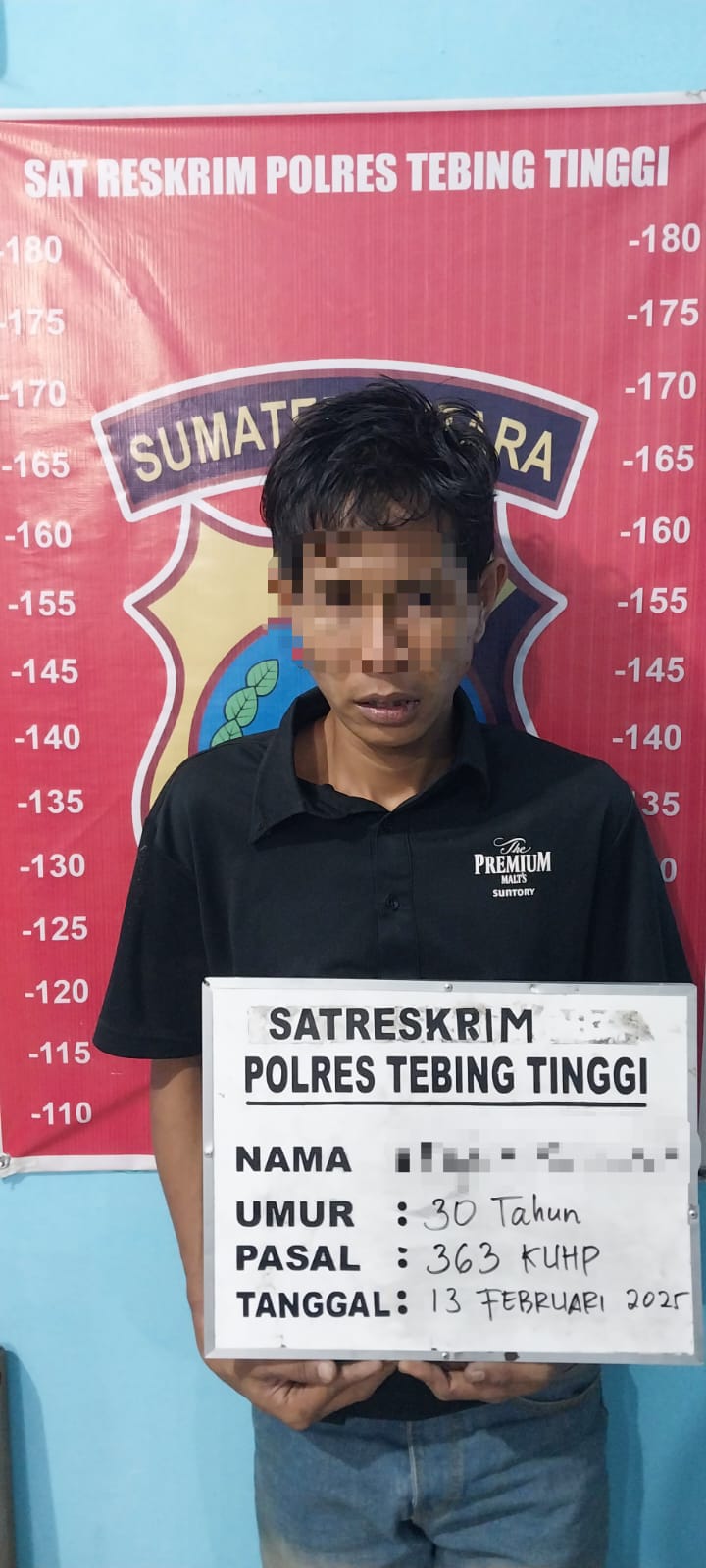 Pria Ini Diciduk Sat Reskrim Polres Tebing Tinggi Usai Bobol Toko Pakaian
