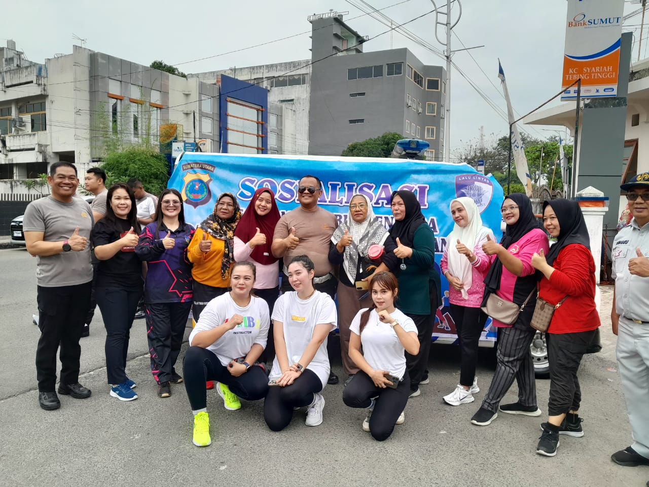 Satlantas Polres Tebing Tinggi Gelar Sosialisasi Keselamatan dan Tertib Lalulintas