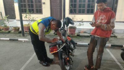 Antisipasi Kejahatan Malam, Polres Tebing Tinggi Amankan Kenderaan Tidak Sesuai Spesifikasi