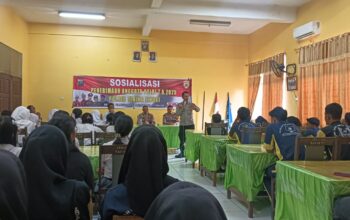 Sosialisasi ke SMA dan SMK Yapim, Polres Tebing Tinggi Sampaikan Info Penerimaan Polri