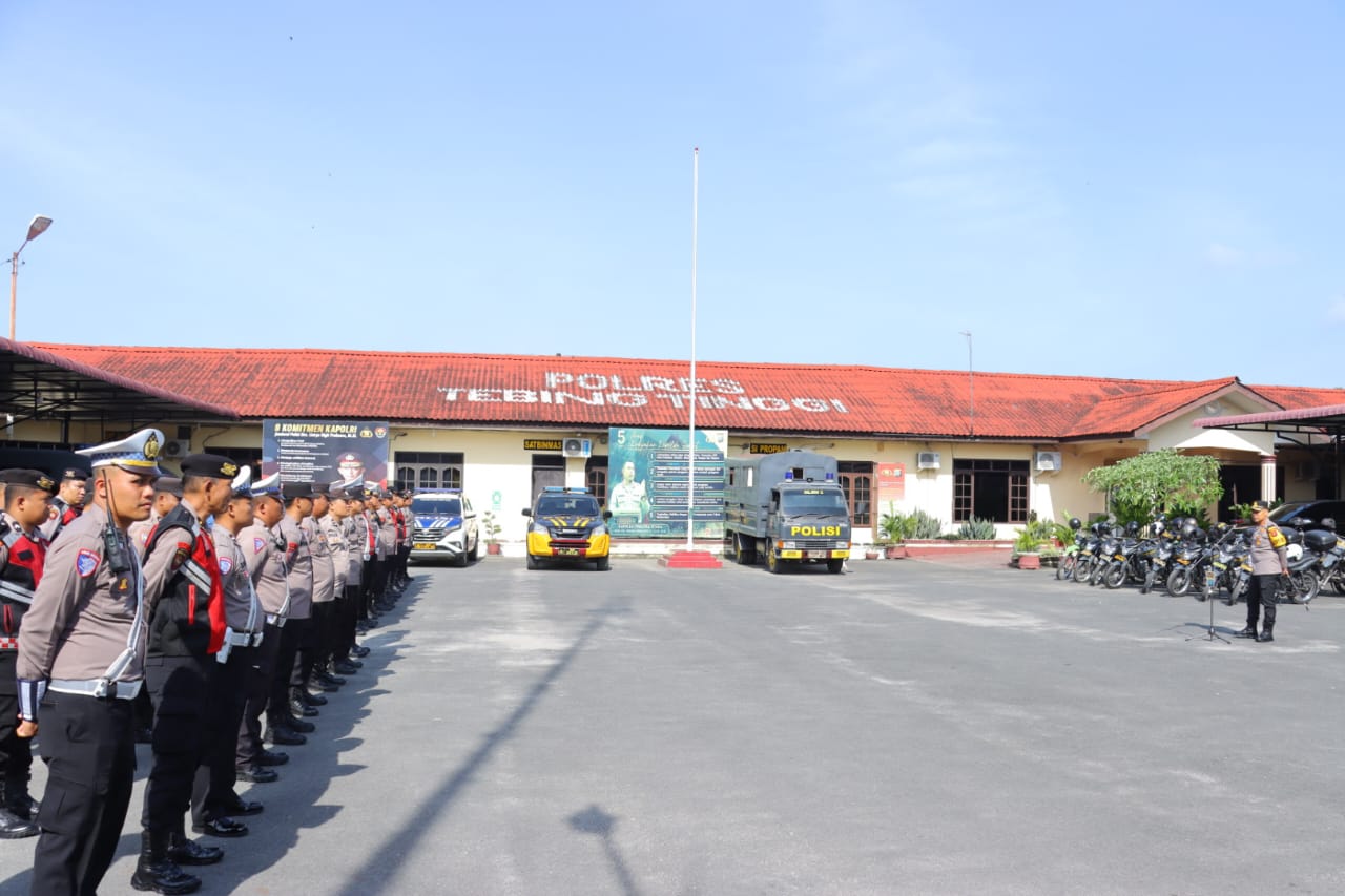 Polres Tebing Tinggi Pastikan Keamanan Wilkumnya Saat Pelantikan KDH Terpilih