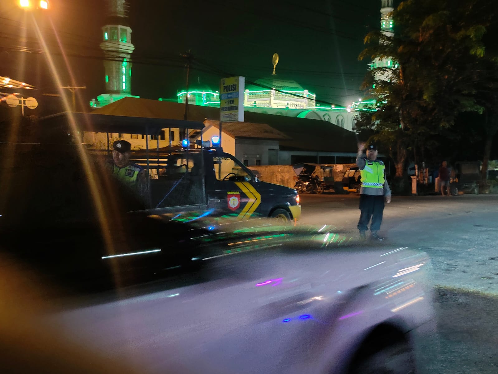 Antisipasi Tindak Kriminal, Polsek Rambutan Patroli Blue Light di Daerah Rawan