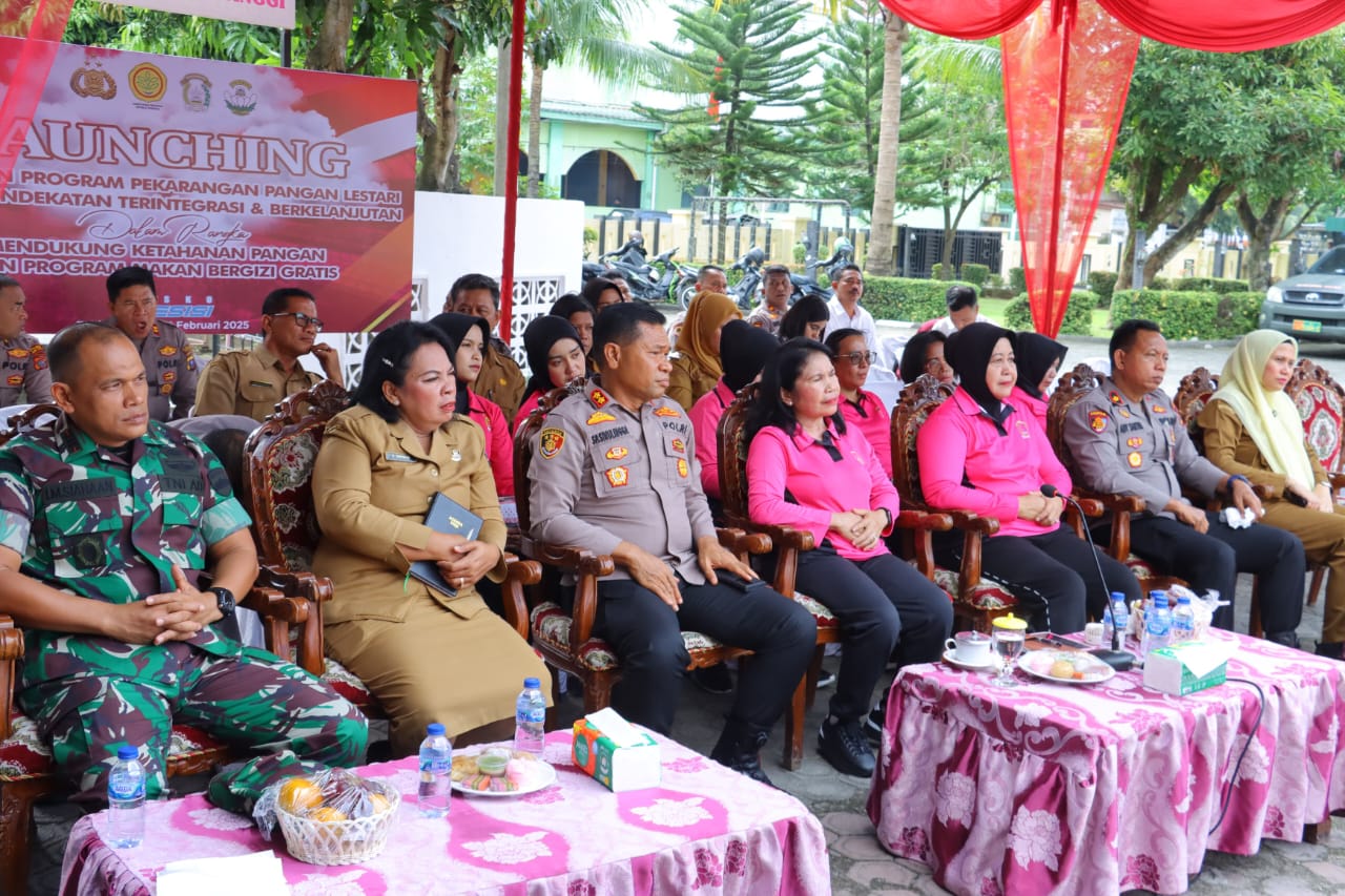 Dukung Program Ketahanan Pangan, Polres Tebing Tinggi Adakan Launching Penguatan P2L
