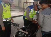 Tim Patroli Polres Tebing Tinggi Amankan Kenderaan Berknalpot Brong