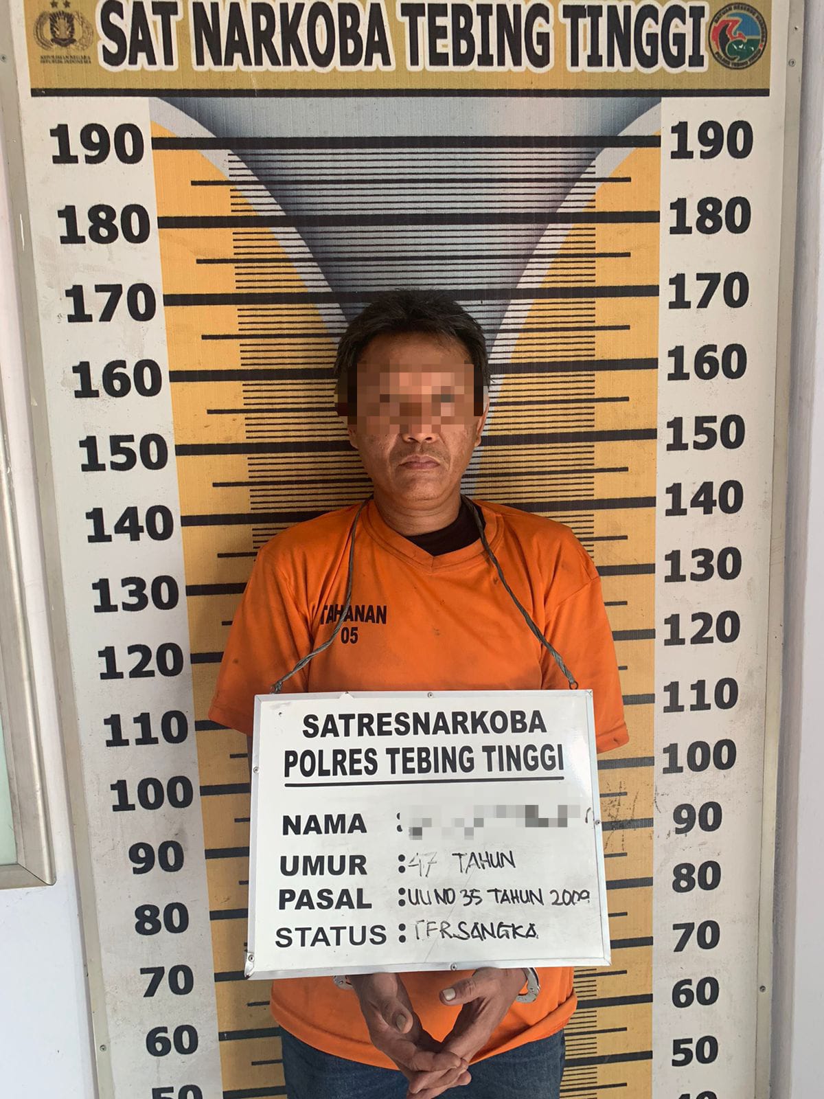 Pengedar Sabu Asal Tembung Diringkus Sat Resnarkoba Polres Tebing Tinggi