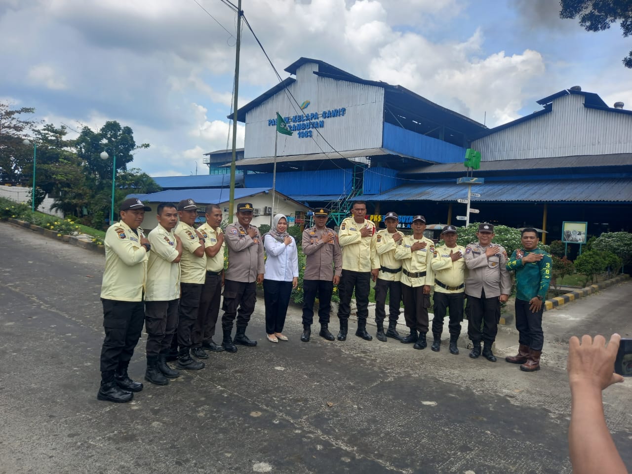 Polres Tebing Tinggi Sambang dan Pengawasan di PKS Kebun Rambutan