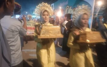 Festival Pawai Obor, Ribuan Warga Tanjung Beringin Sambut Ramadhan 1446 H