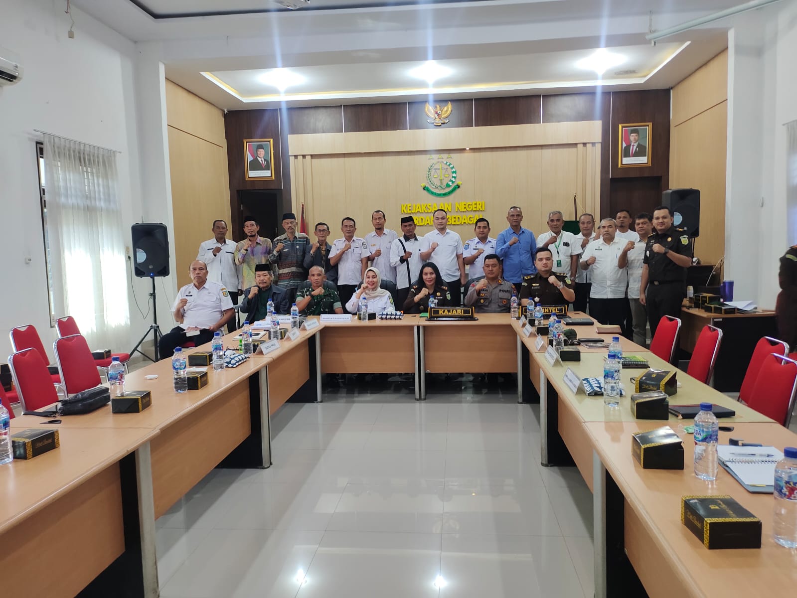 Kapolsek Dolok Merawan Hadiri Rapat Kerja Tim PAKEM Kabupaten Serdang Bedagai Tahun 2025
