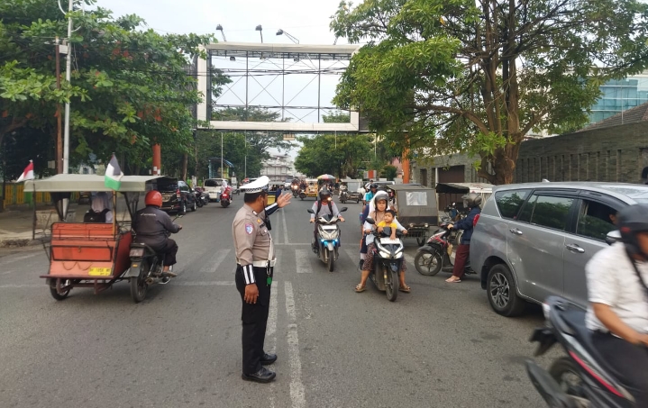 Satlantas Polres Tebing Tinggi Tindak Pelanggaran Kasat Mata dan Tekan Angka Kecelakaan