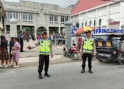 Polsek Padang Hilir Patroli Pengamanan Melekat Pada Ibadah Minggu Kasih di Beberapa Gereja