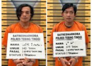 2 Pengedar Sabu Diringkus Polres Tebing Tinggi, Buktikan Komitmen Berantas Narkoba