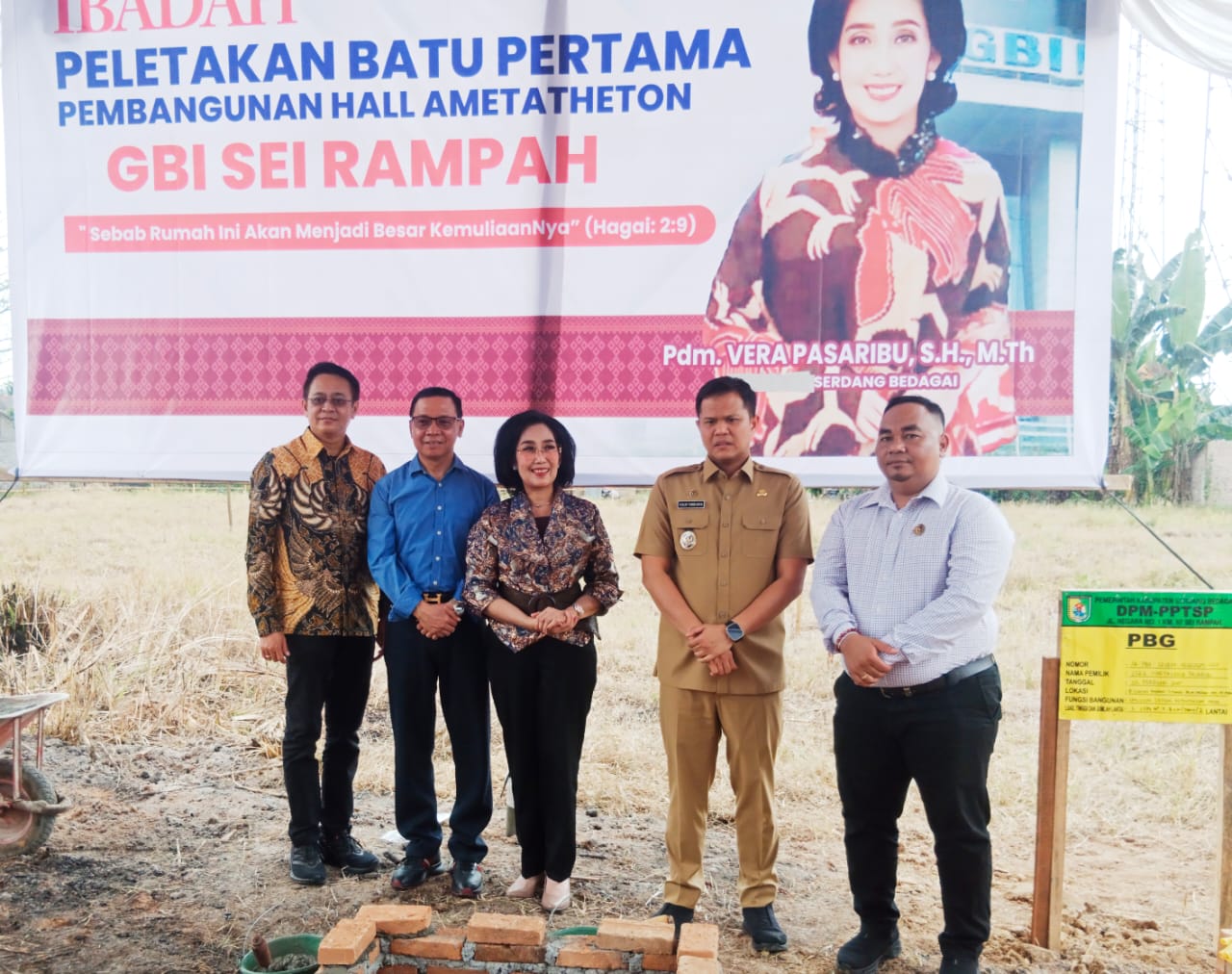 Adlin Tambunan Dukung Pembangunan Hall Ametatheton dan Sarana UMKM