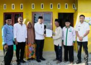 Wabup Sergai Serahkan Bantuan Bedah Rumah Korban Kebakaran