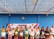 Polres Tebing Tinggi Bersama Pokdar Kamtibmas Bagi Bansos Pada Warga Kurang Mampu
