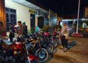 Patroli Polres Tebing Tinggi, 6 Sepeda Motor Terlibat Balap Liar Berhasil Diamankan